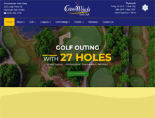 Tablet Screenshot of golfcrosswinds.com